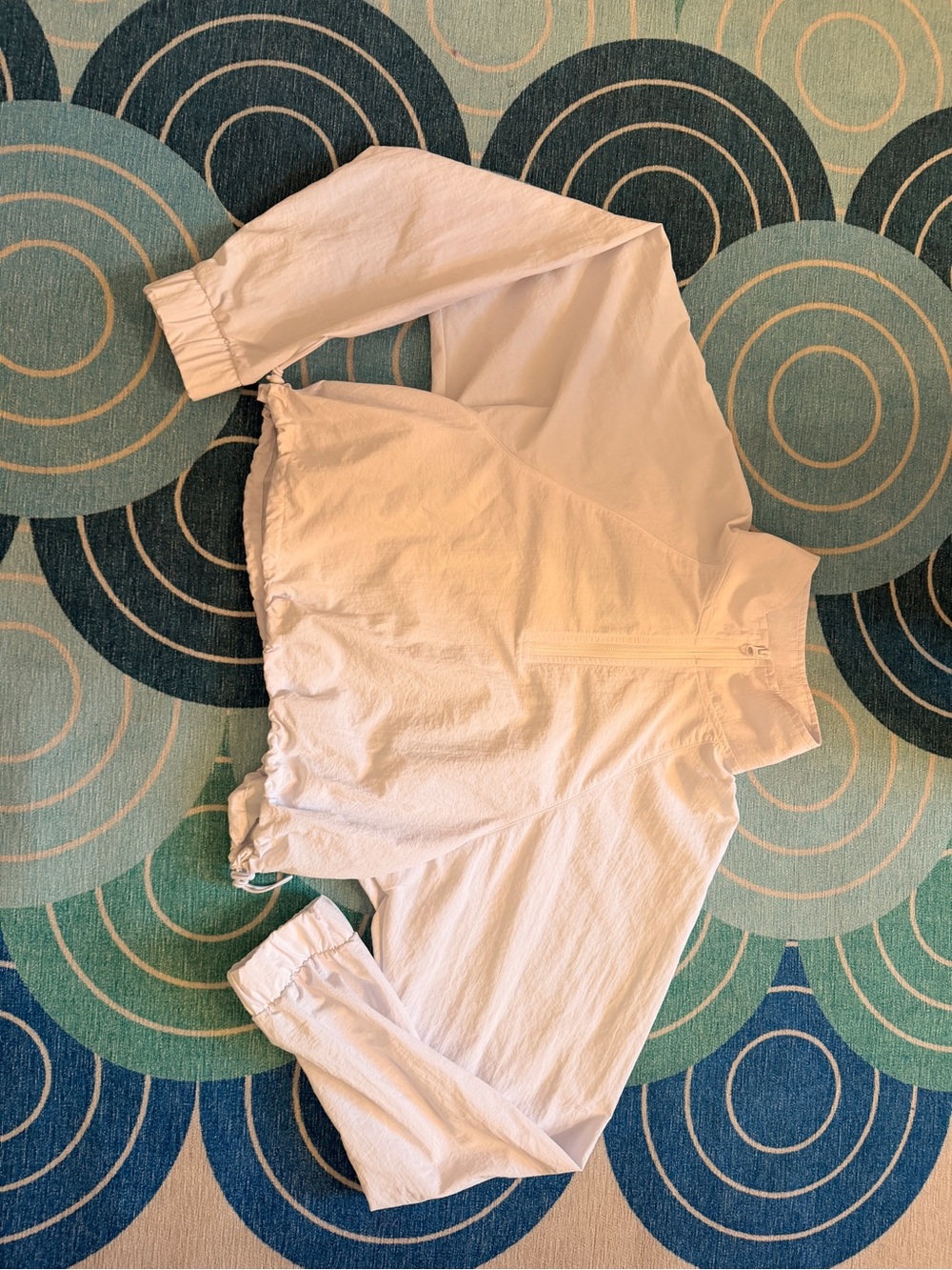 ALO Yoga Cream Half-Zip Utility Pullover Jacket - Picture 2 of 6